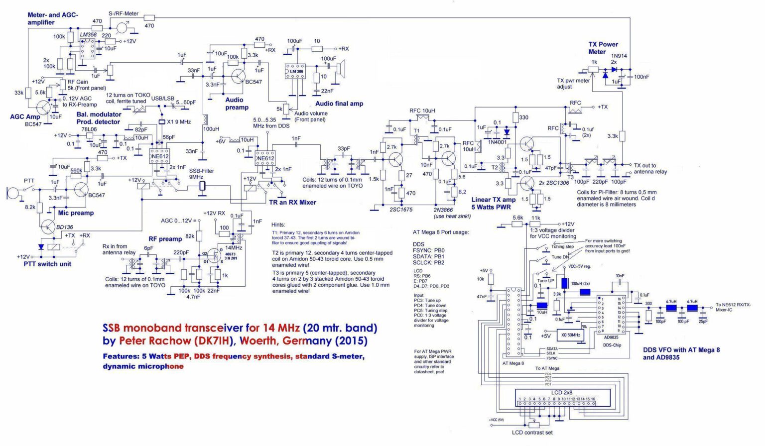 Qrp Transceiver For The Meter Band Ssb By Dk Ih Peter Rachow