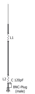 A whip antenna for 14 MHz (C) Peter Rachow, DK7IH, 2015