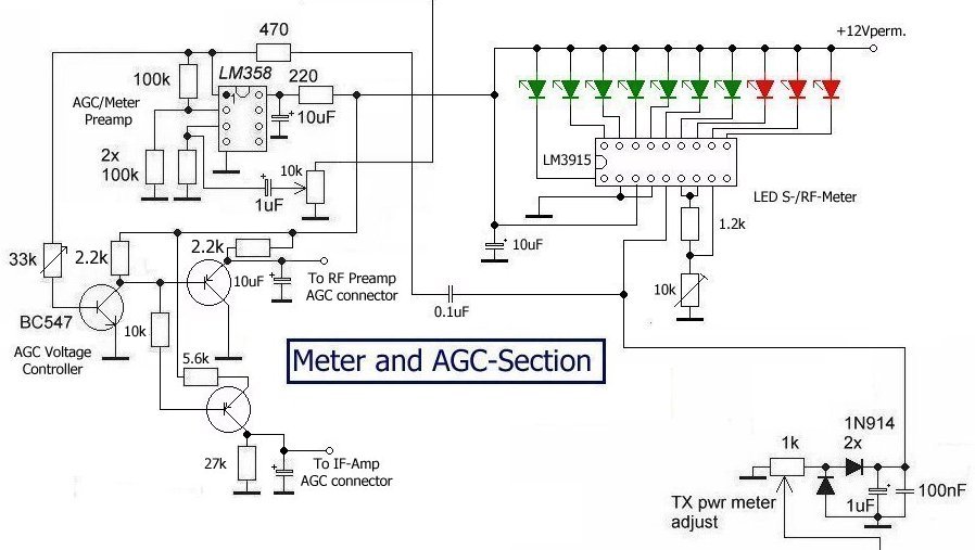 Revised version of AGC circuit for QRP SSB Transceiver