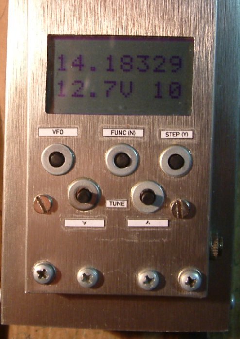 Controls used for SSB QRP handheld transceiver