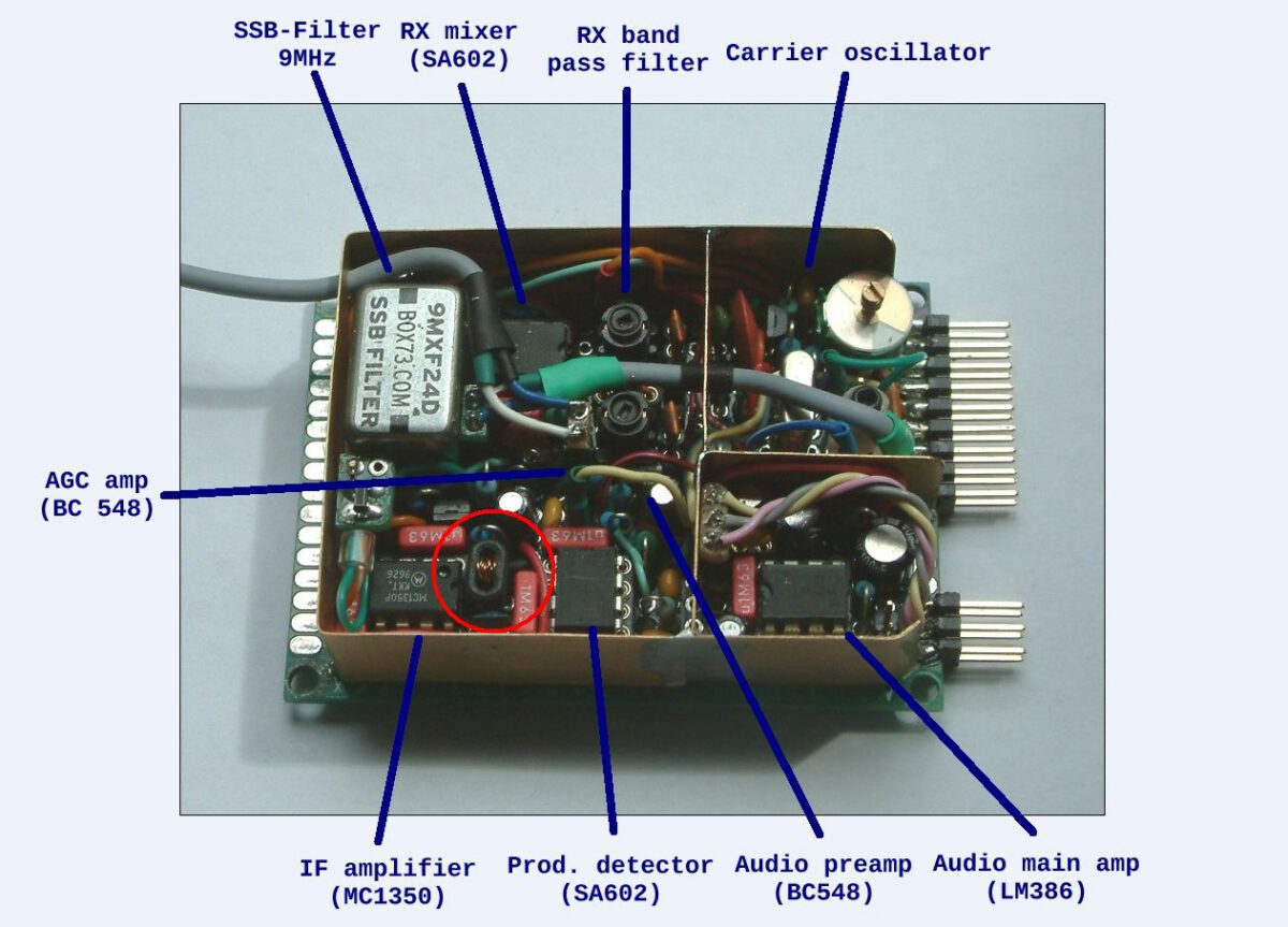 A very compact SSB transceiver for 40 Meters with 50 watts of output ...