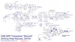 Schematic - The Micro42 - A really shirt pocket sized QRP SSB transceiver