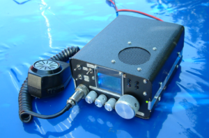 DK7IH - High performance SSB 14MHz 20meters Transceiver - Front view