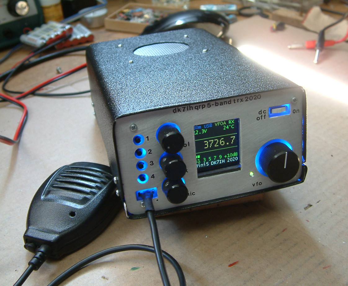 DK7IH Multiband QRP Transceiver for 5 Bands 2020