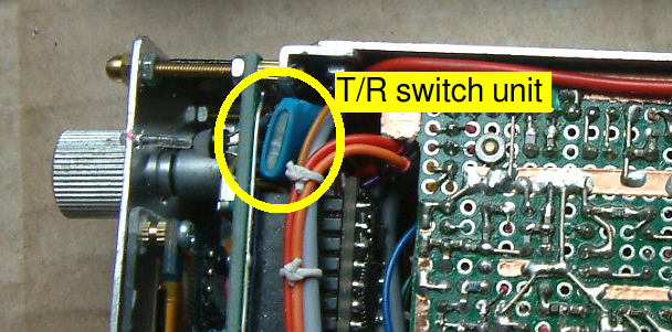 DK7IH 1st "Shirt pocket transceiver" Rev. 1 - T/R switch