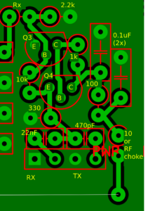 DDS VFO linear amplifier for 14+ MHz “Walkie-Talkie” SSB Transceiver (DK7IH 2022)