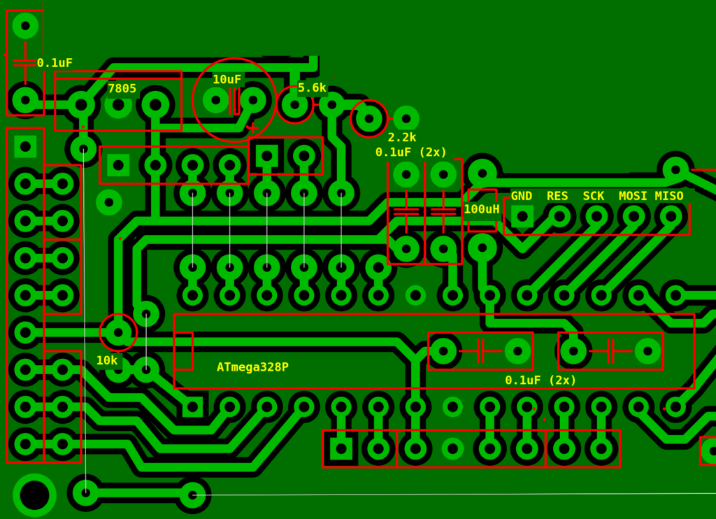 Microcontroller section of the DDS VFO for 14+ MHz "Walki-Talkie" SSB Transceiver (DK7IH 2022)