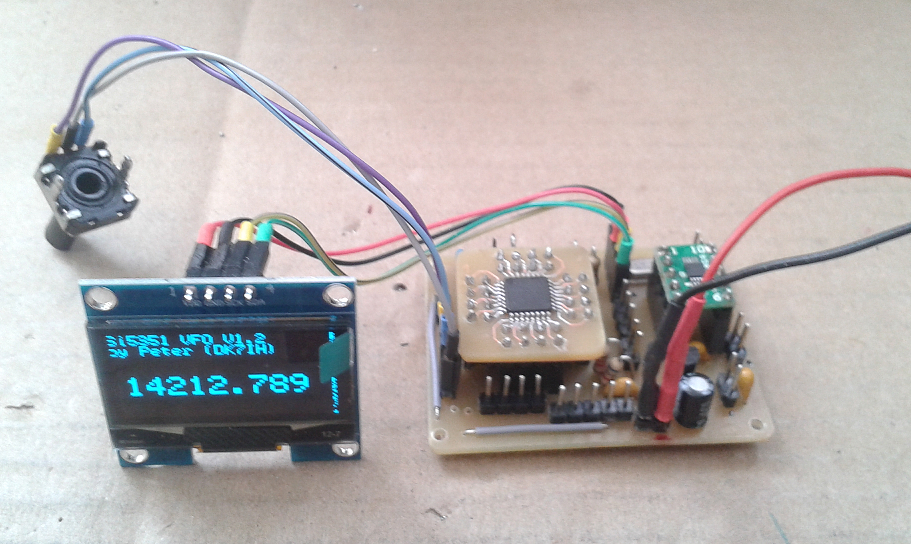 Si5351 VFO (simple basic configuration)