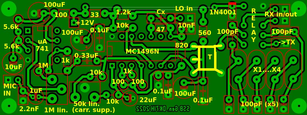 SSB-Modulator with MC1496N - Version 2