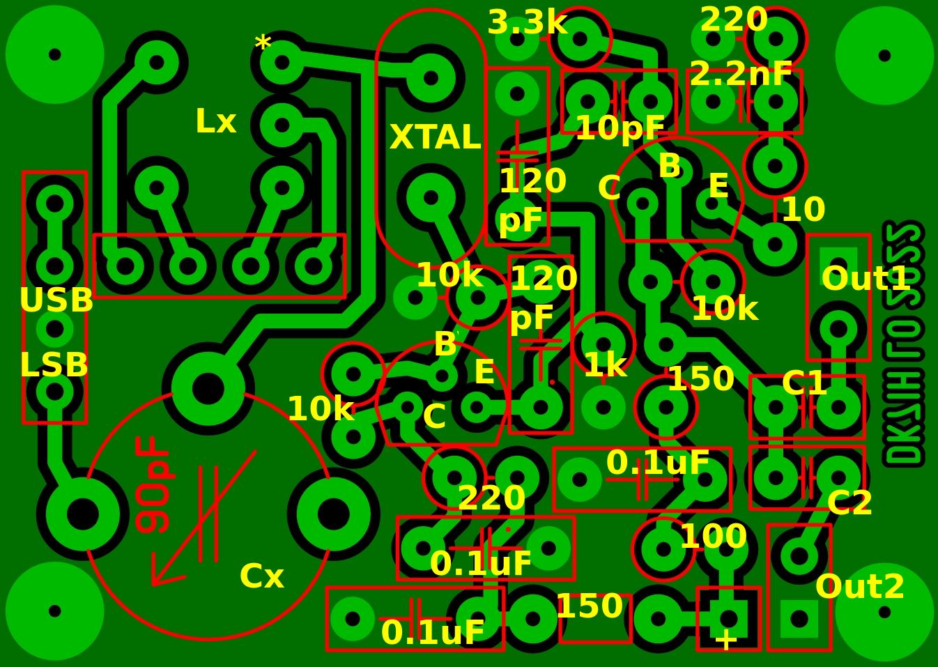 Local oscillator PCB