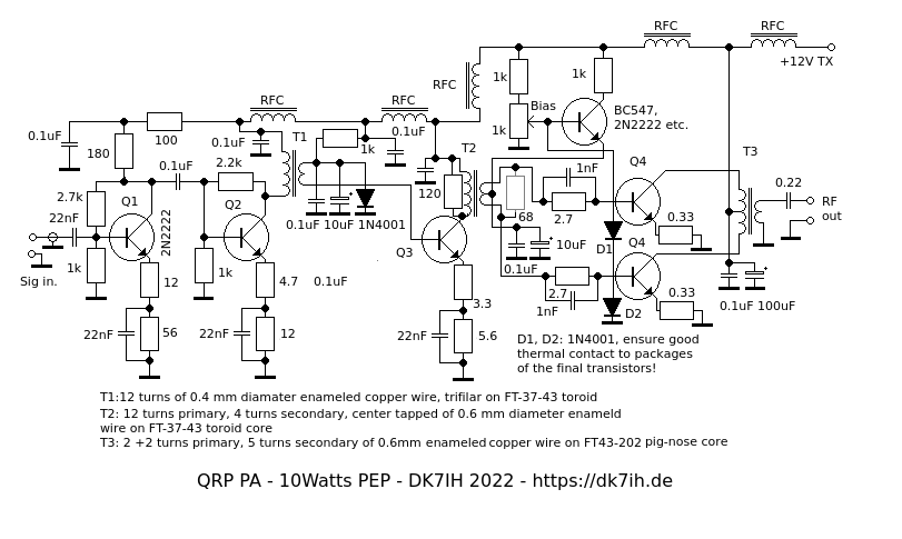 QRP PA module (10 Watts PEP)