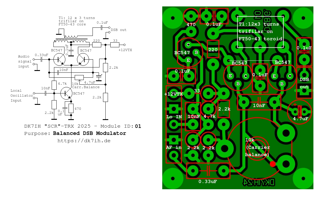 DK7IH SCR-TRX - DSB Generator