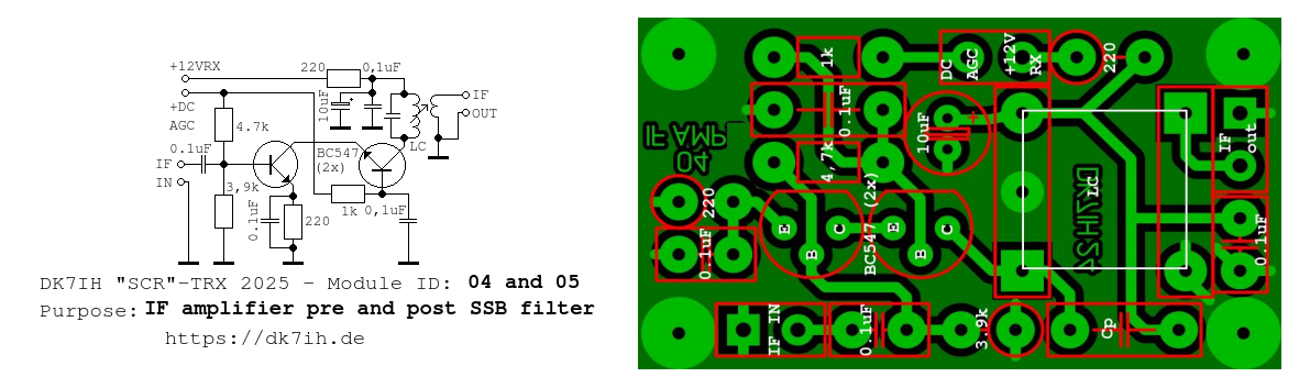 DK7IH SCR-TRX - Receiver Interfrequency Amplifier 1