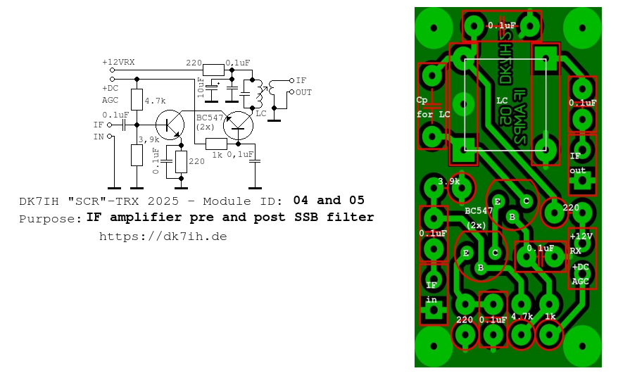 DK7IH SCR-TRX - Receiver Interfrequency Amplifier 2