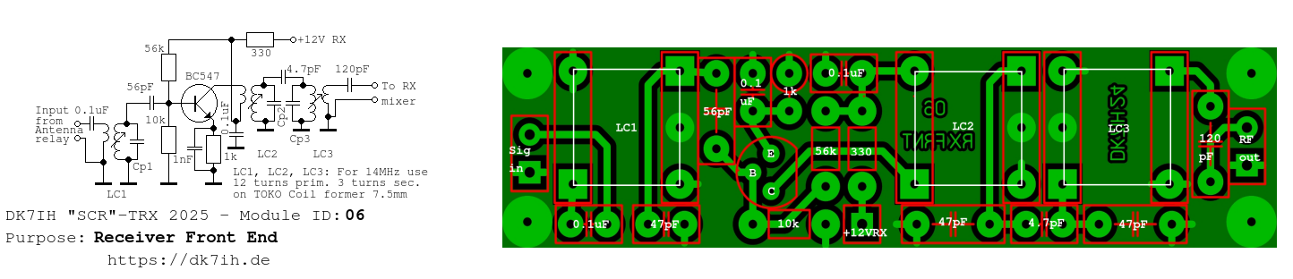 DK7IH SCR-TRX - Receiver Front End