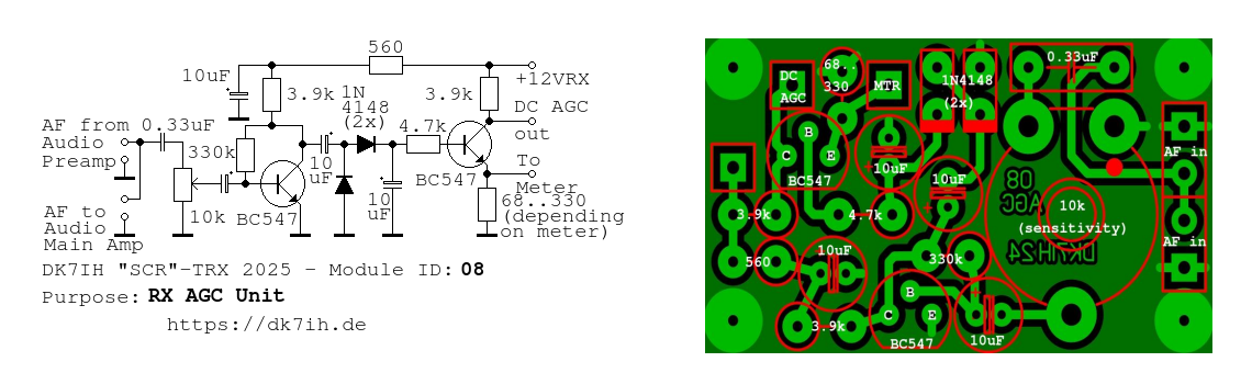 DK7IH SCR-TRX - AGC Unit