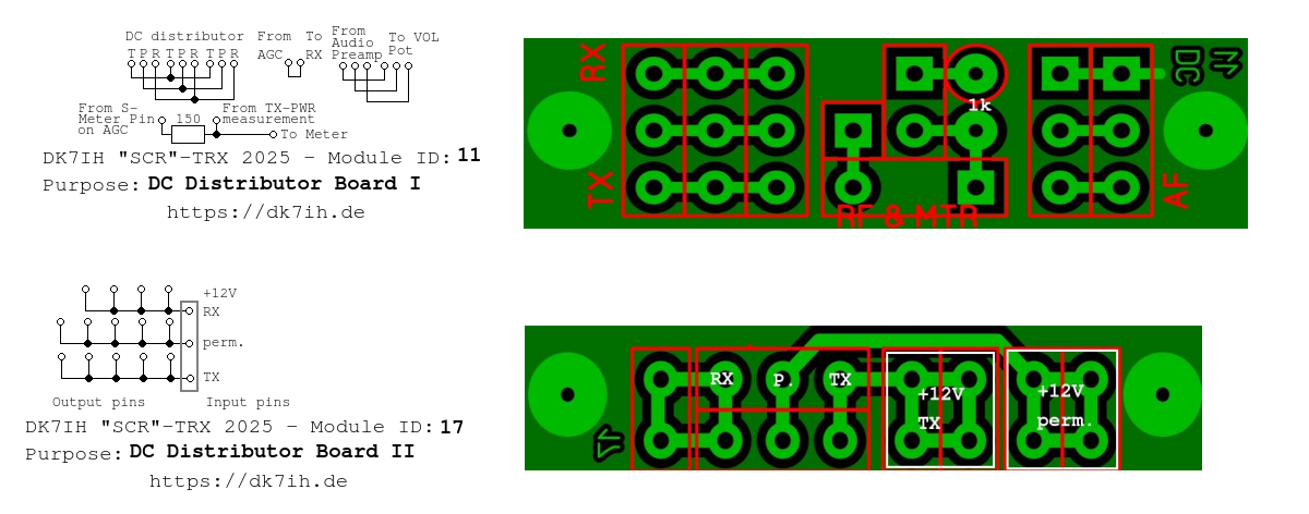 DK7IH SCR-TRX - DC Distributor Boards