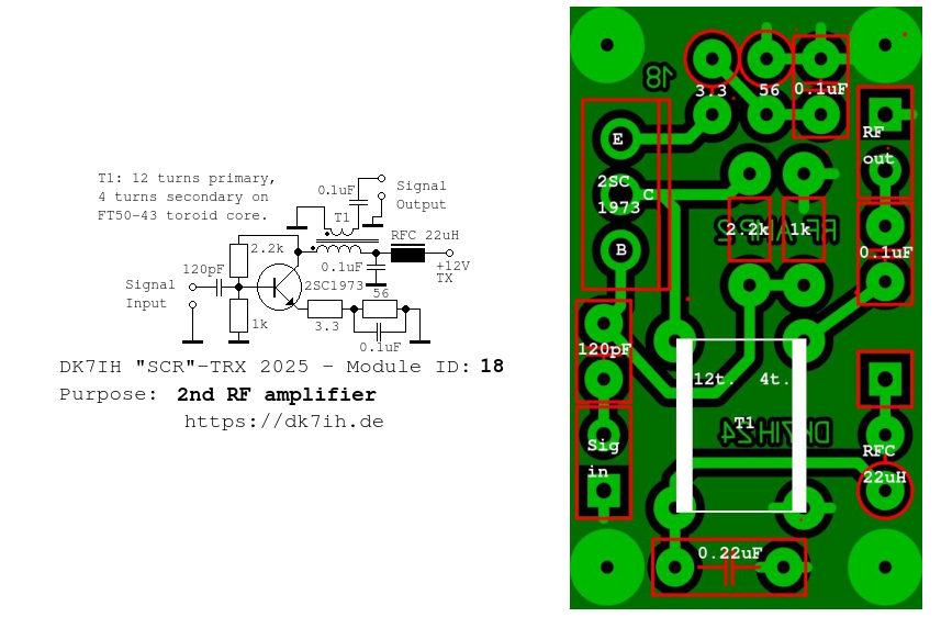 DK7IH SCR-TRX - 2nd RF Power Amplifier Stage