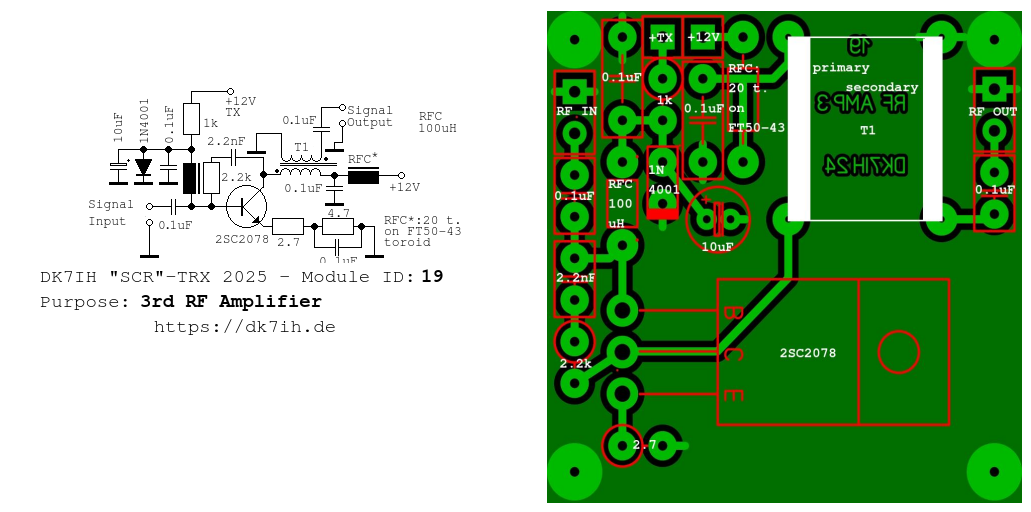 DK7IH SCR-TRX - 3rd RF Power Amplifier Stage