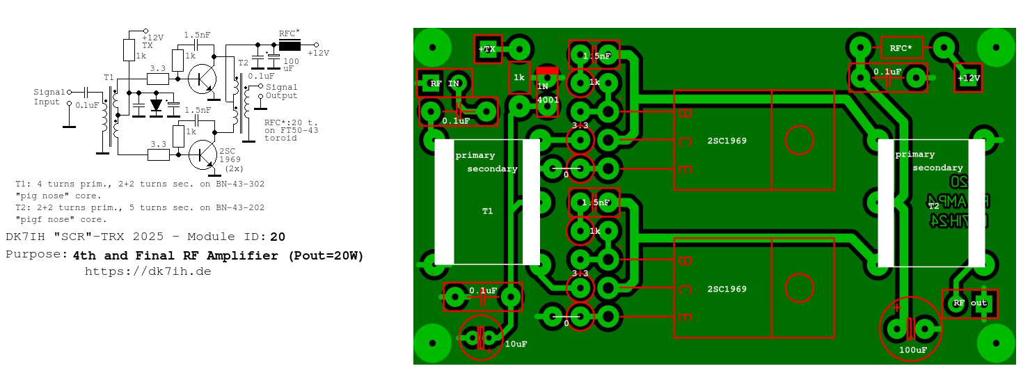 DK7IH SCR-TRX - 4th RF Power Amplifier Stage