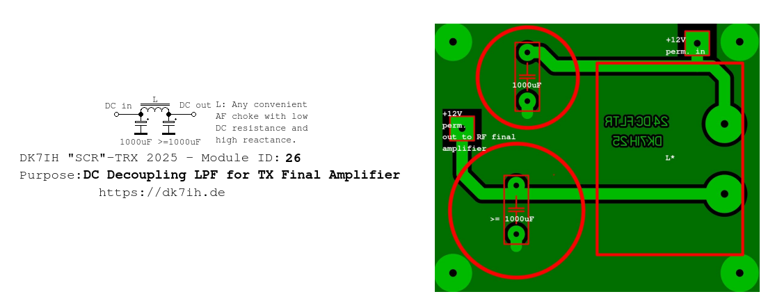 DK7IH SCR-TRX - DC Decoupler